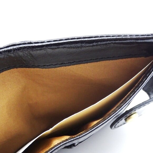 HOBO INTERNATIONAL Ray Genuine Black Distressed Leather Bifold Wallet - Picture 7 of 8